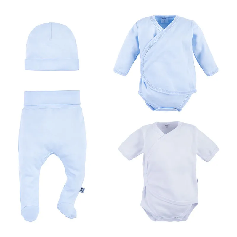 Layette 4pcs. Baby Marija - Bleu clair - MARIJA-0