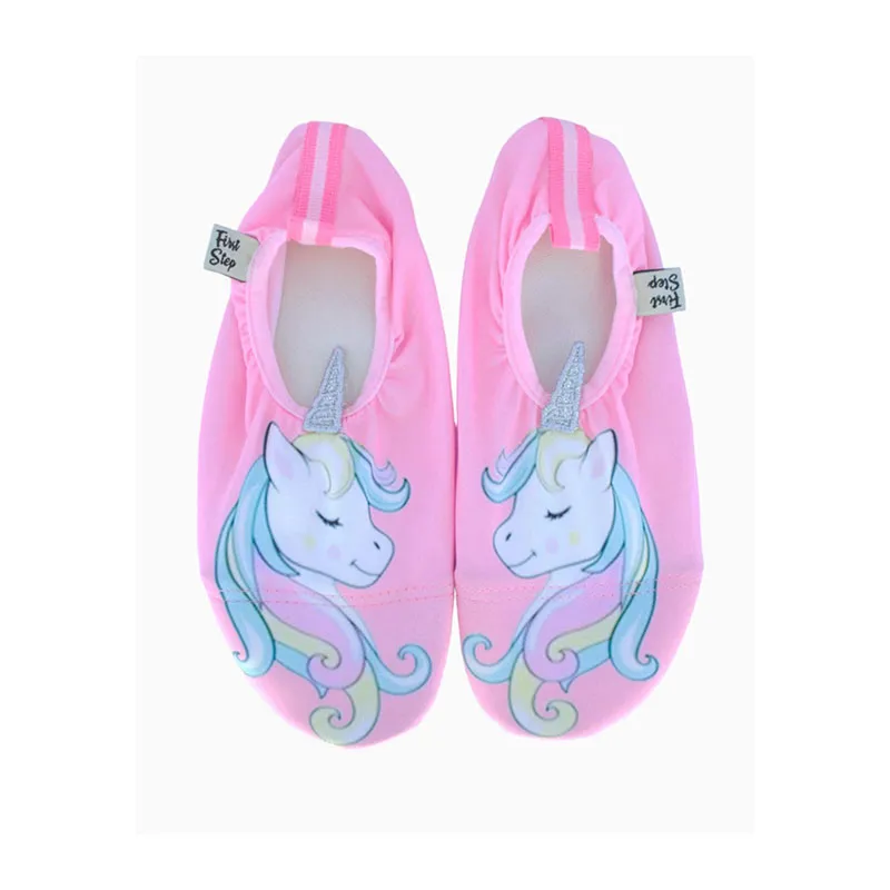 Chaussons de bain Femme Licorne - Rose-1