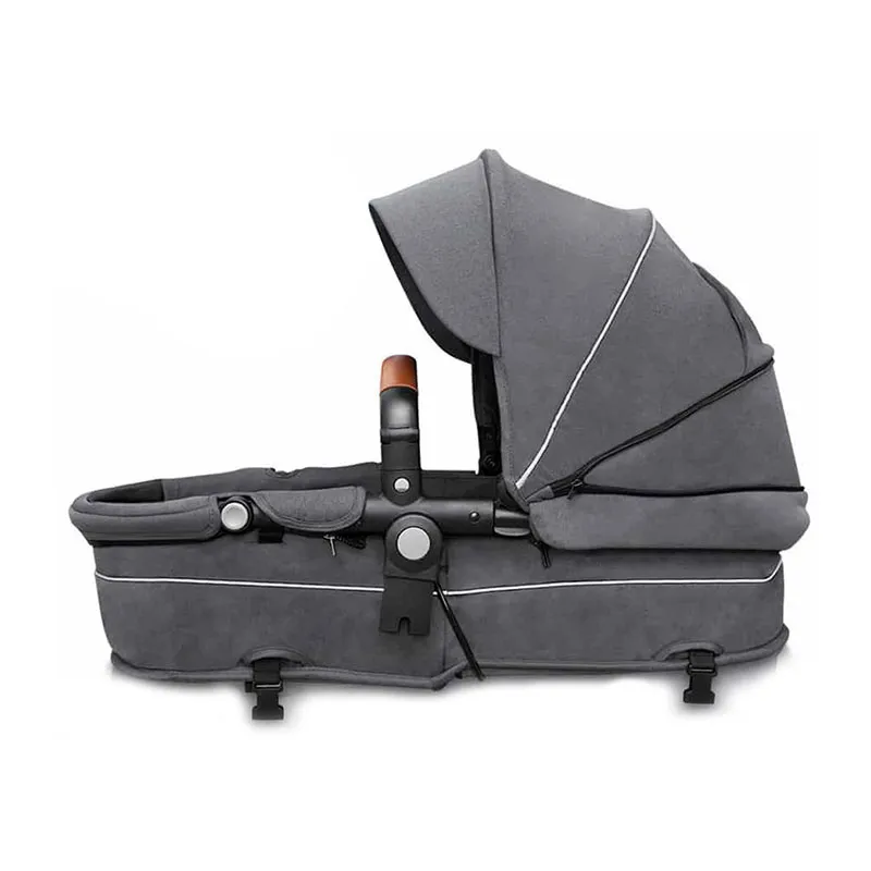 Trio Poussette transformable + Coque Halime Air Gris/Noir - 0m+-5