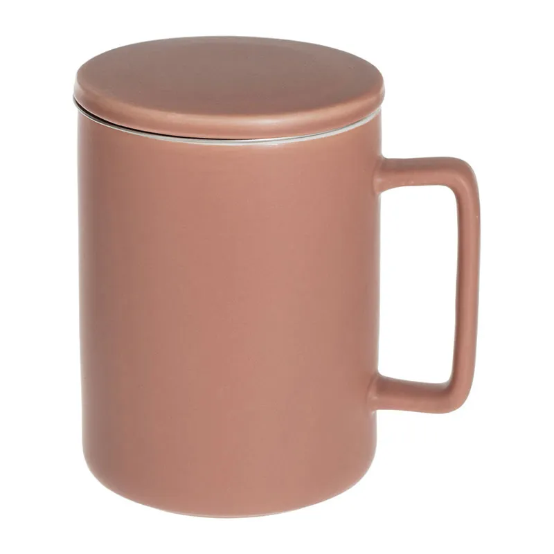 Tisanière Nature Porcelaine 40cl Terracotta - 11x8x11cm-2