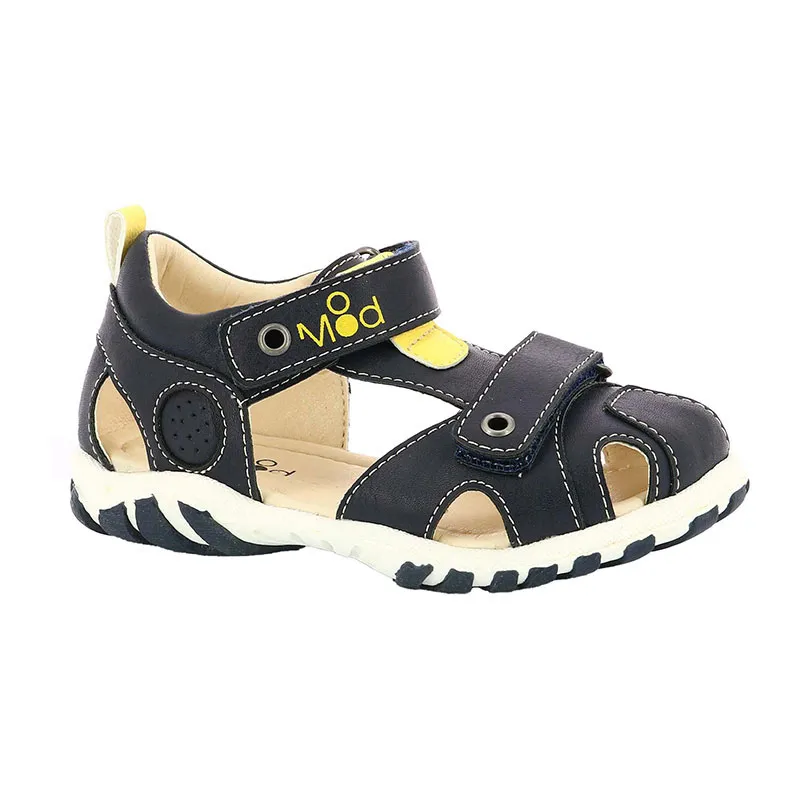 Sandales Enfant Toppo Mod 8 - Marine/Jaune-0