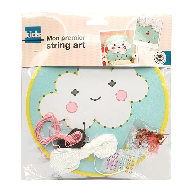 Kit créatif string art Nuage - 21cm-1