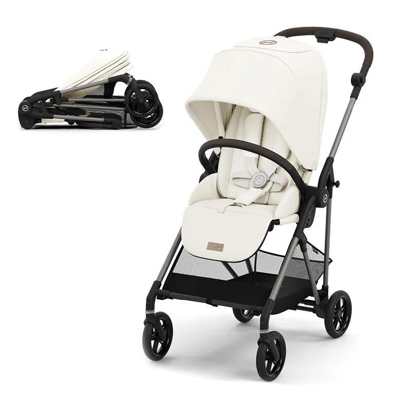 Poussette Citadine Melio 3 Cotton White - 6m+-0