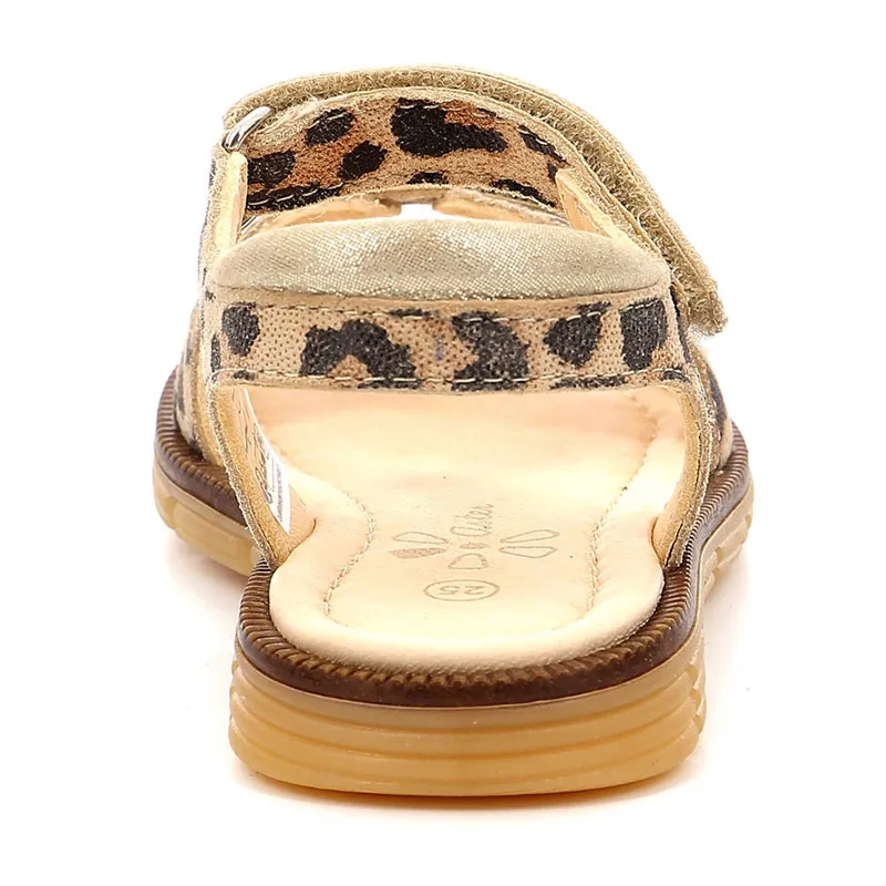 Sandales Enfant Grekia - Beige Léopard-4