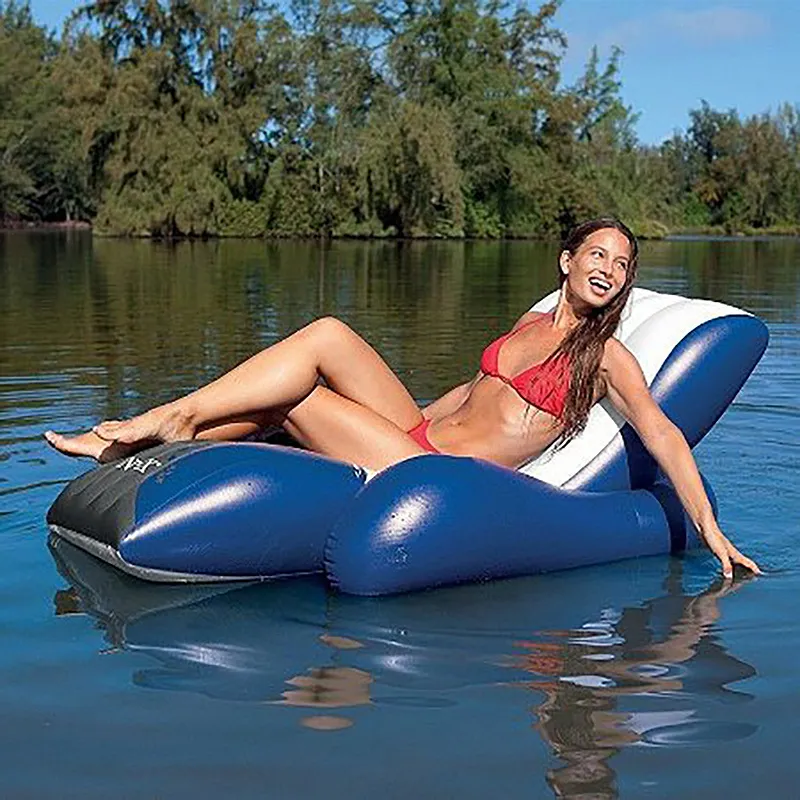 Chaise longue gonflable River Run - 180x135cm-0