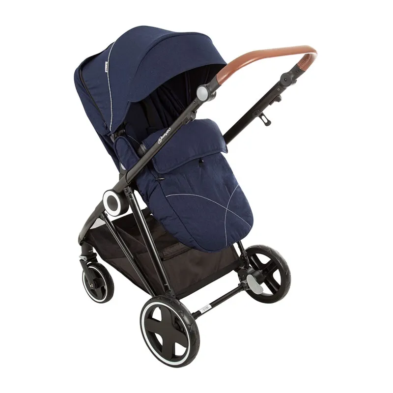 Trio Poussette transformable + Coque Gr.0+ Halime Bleu/Noir - 0m+-9