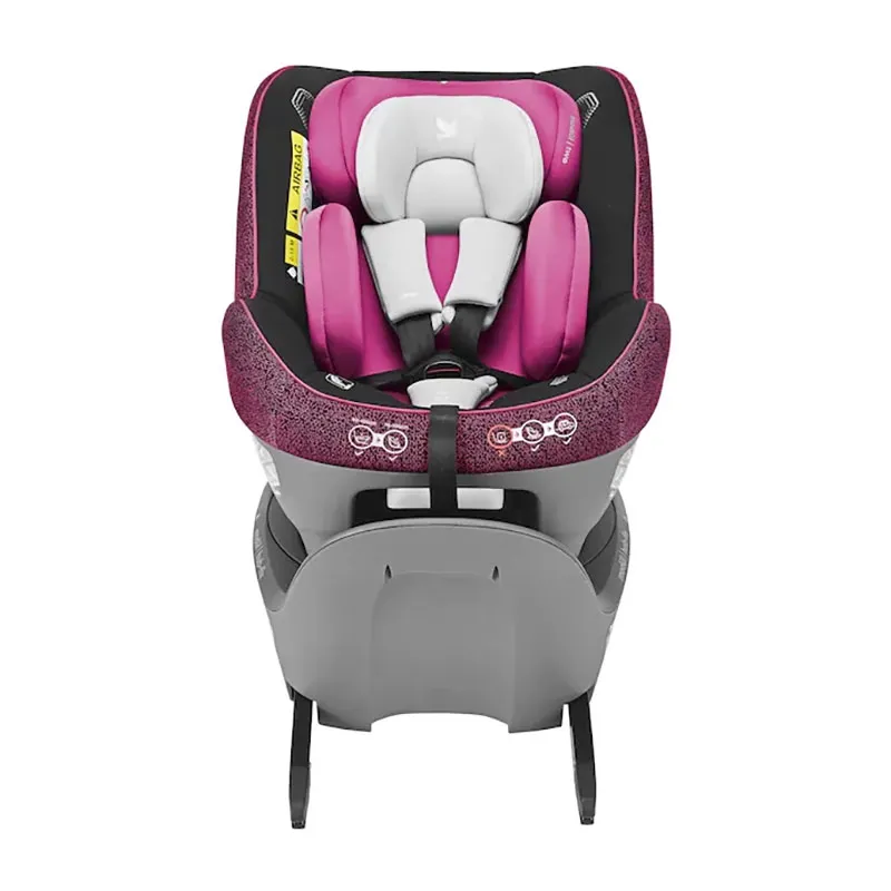 Siège-auto 360° Modul Two i-Size/Isofix 40-105cm - Rose-2