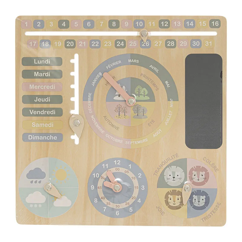 Jeu calendrier apprentissage - 29,5x29,5x1,8cm-0