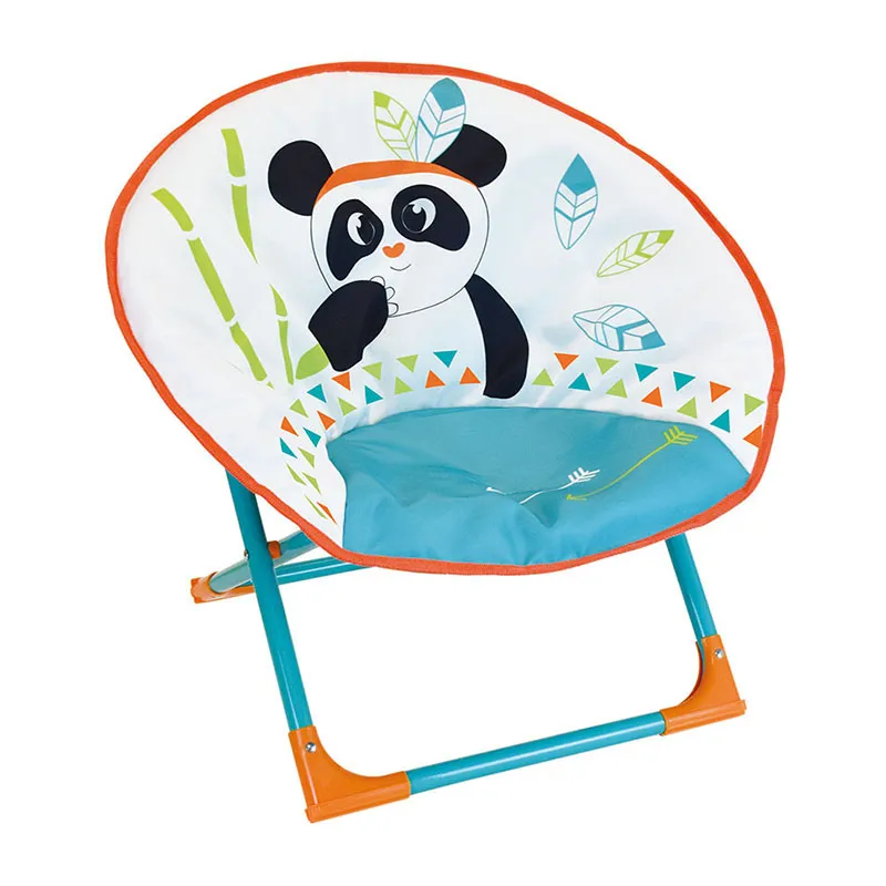 Siège lune pliable Indian Panda - 47x54x42cm-0