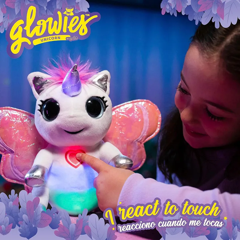 Peluche musicale lumineuse Licorne - 18m+-2