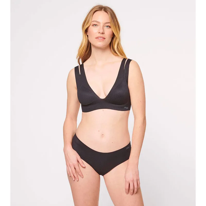 Bralette Sloggi Zero feel flow - Noir-4