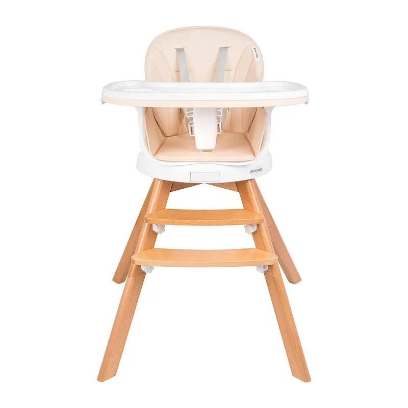 Chaise haute évolutive 3en1 Rotax Beige - 6m+-3