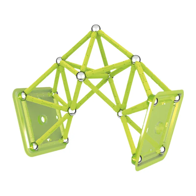 Jeu de construction magnét. Glow 64pcs - 3+-10