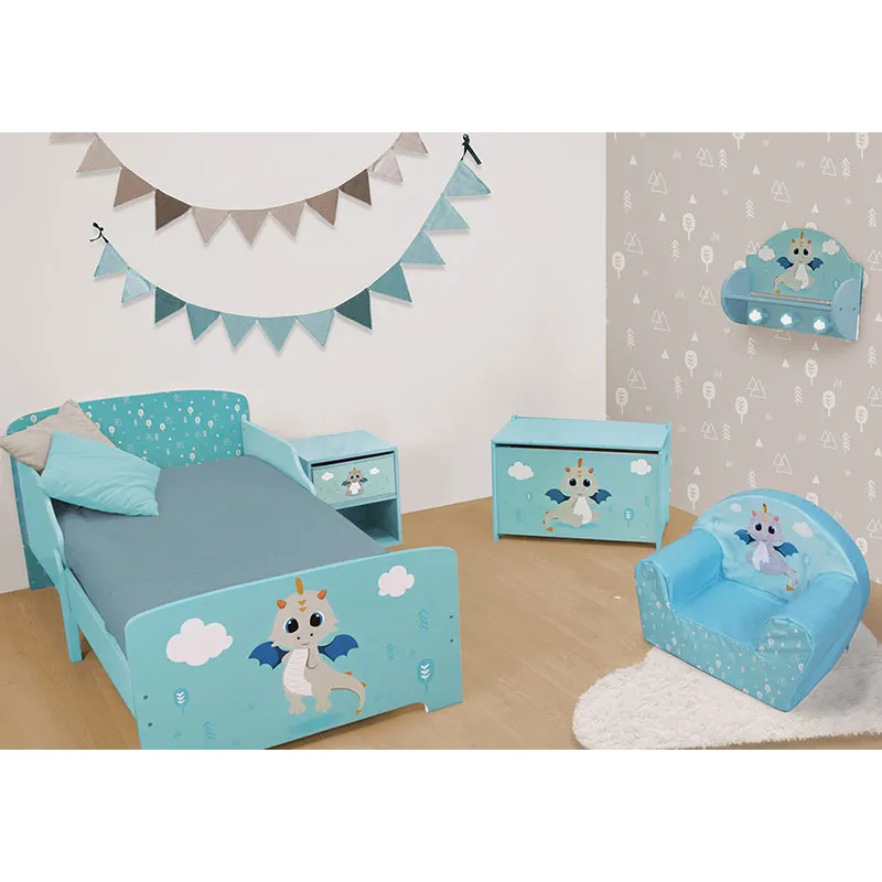 Coffre à jouets Léon le Dragon - 40x58x36cm-3