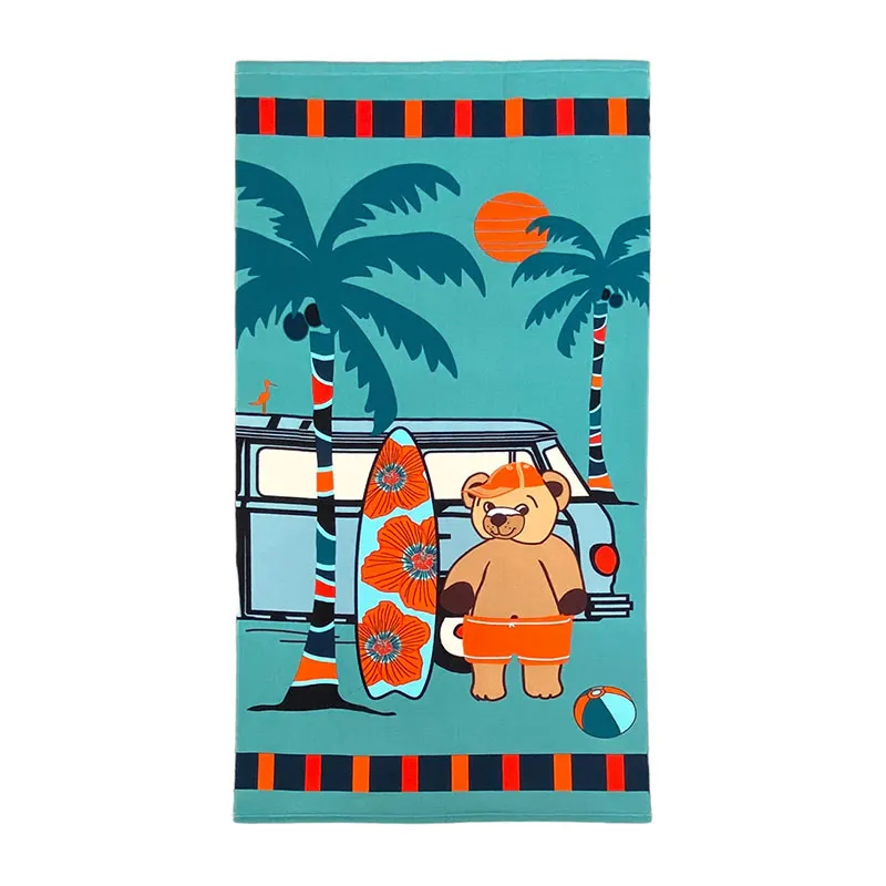 Serviette de plage enfant Surfista - 70x140cm-0