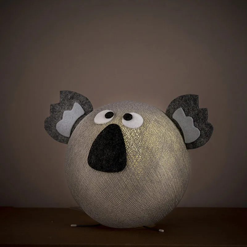 Lampe de chevet Koala Gris-3
