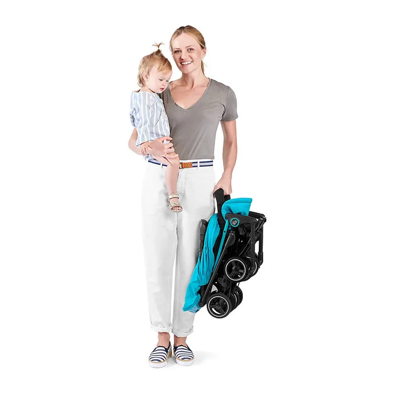 Poussette Compacte Mini Dot Turquoise - 0m+-10