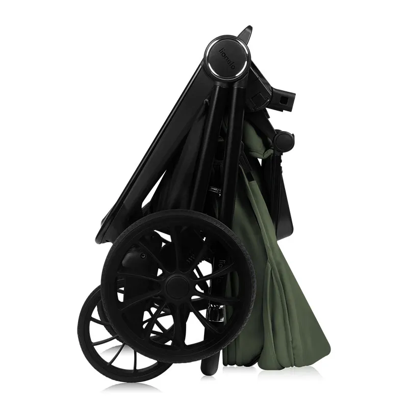 Duo Poussette Mika Plus + Nacelle Green Olive - 0m+-10