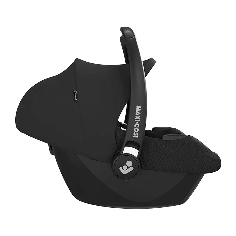 Duo Poussette Compacte Leona + Cosi Cabriofix sans base + Adaptateurs Essential Black - 0m+-8
