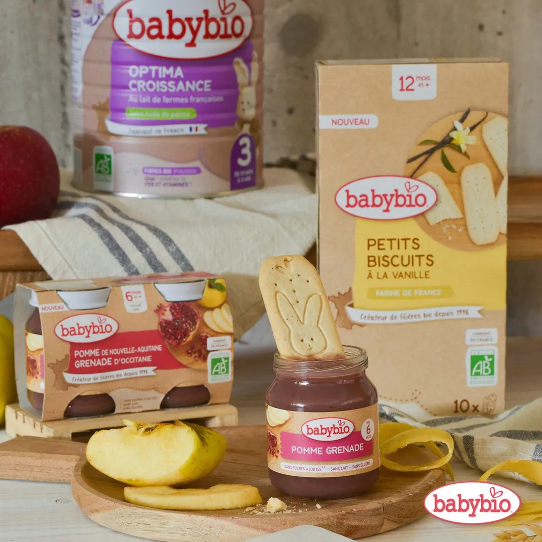 6x160g Petits Biscuits à la Vanille BIO - 12m+-1