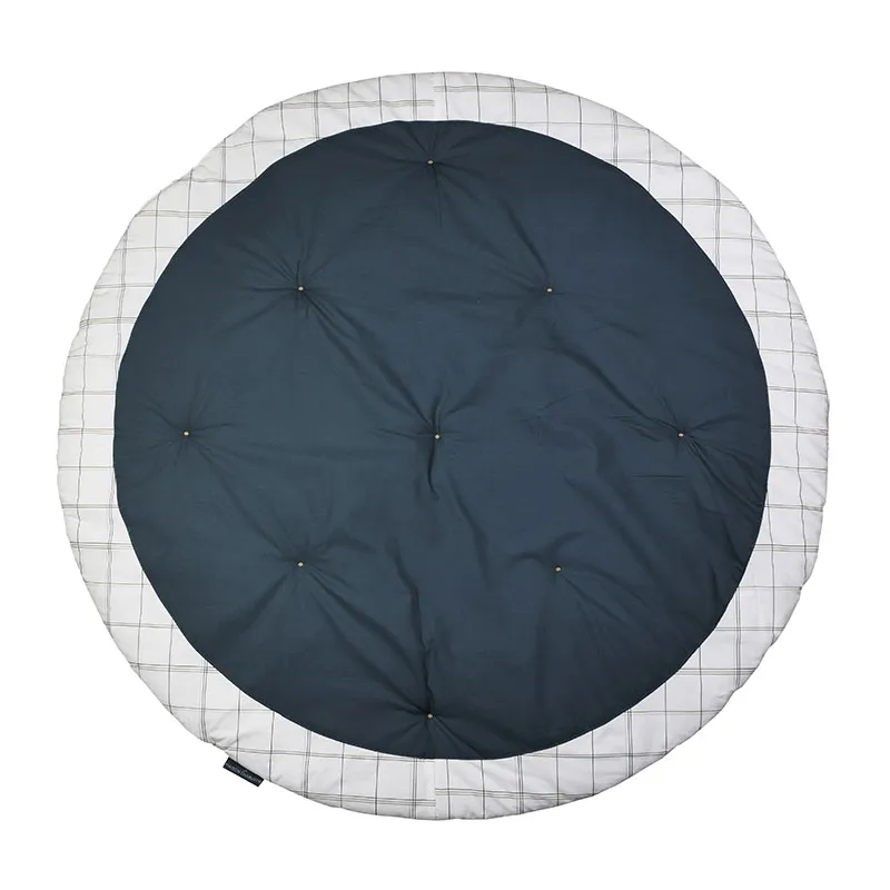 Tapis de parc Coton BIO Rond Saint Honoré - ø95cm-0