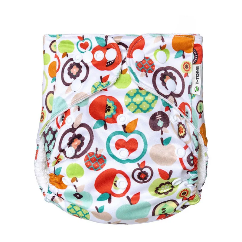 Couche lavable TE1 pressions+Insert 3-15kg - Fruit-1