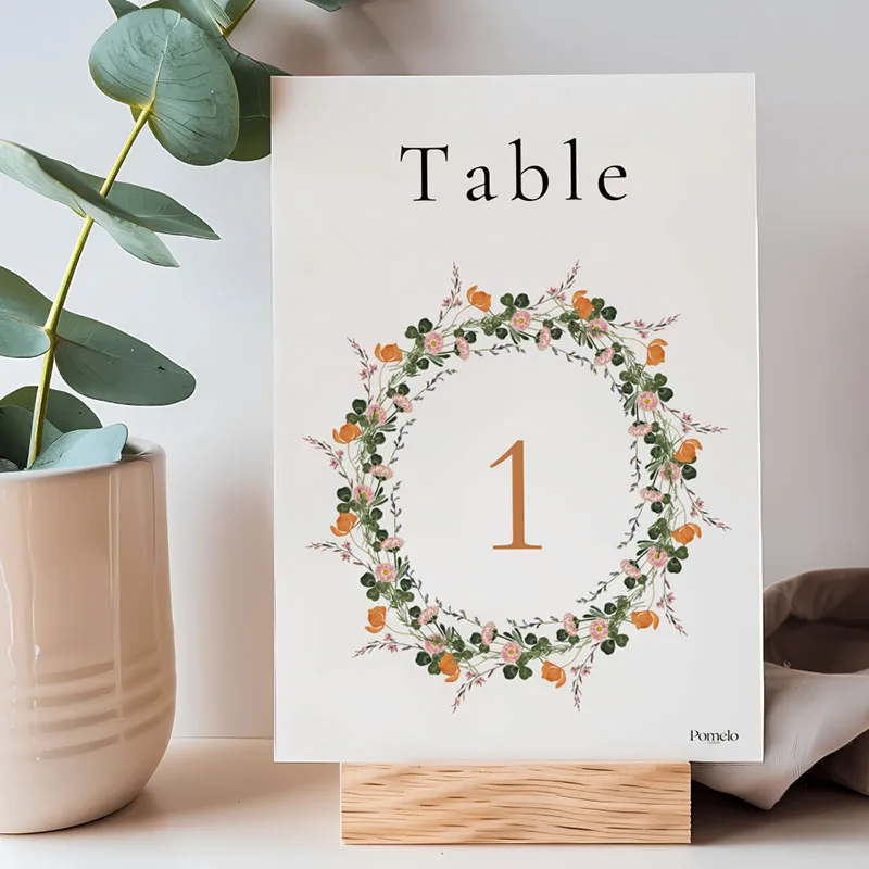 20 porte-menu en Bois - 8x2cm-1