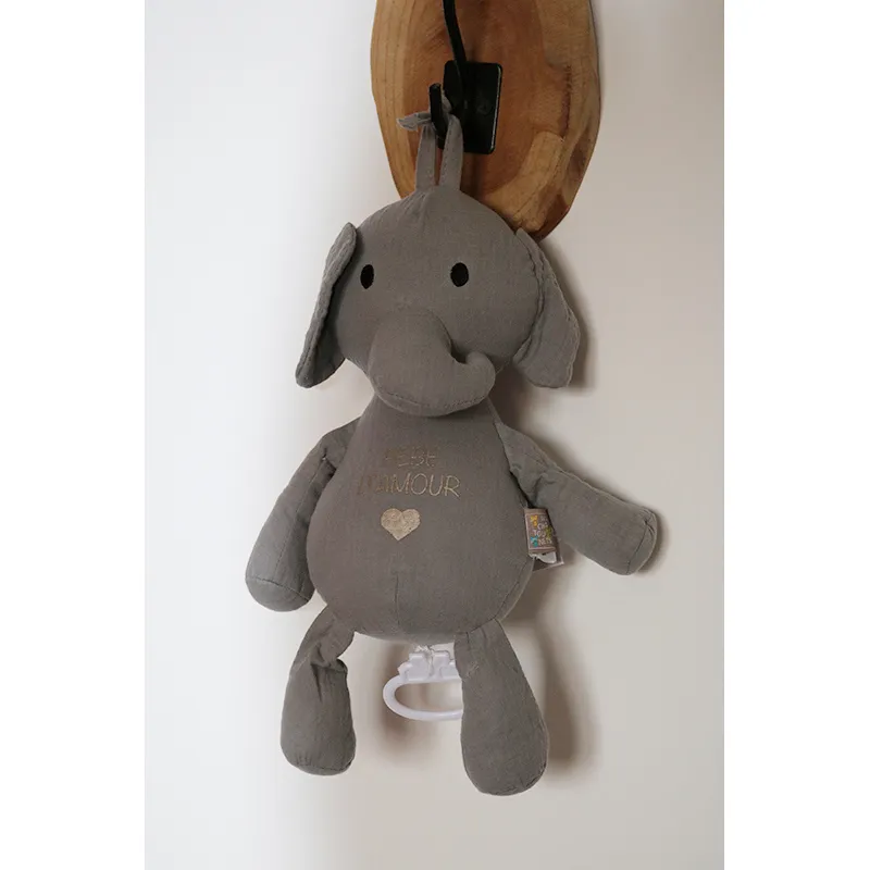 Peluche musicale Dodo Gris - 25cm-3