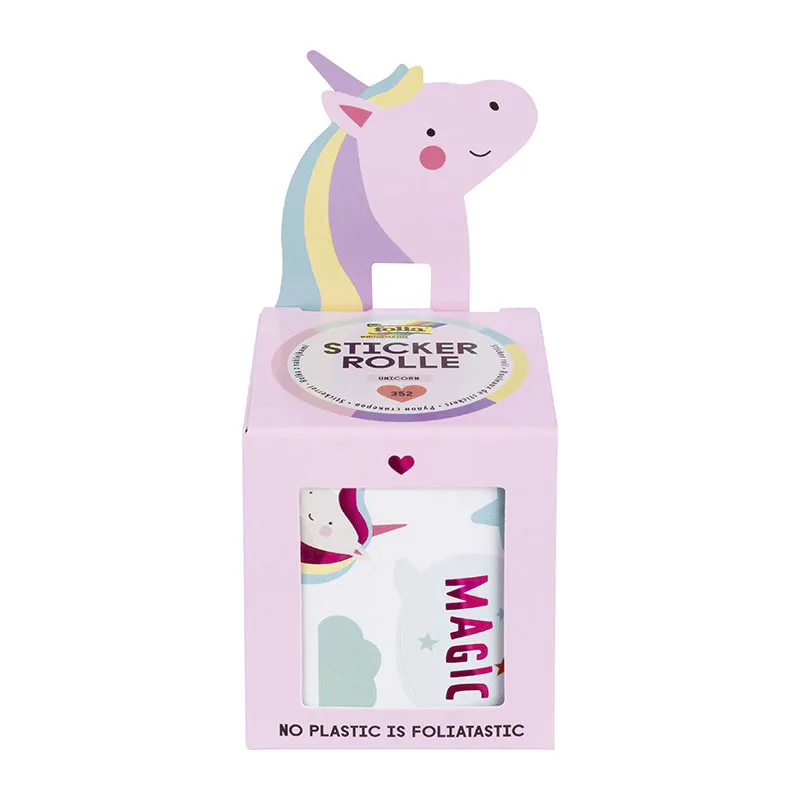 Rouleau de stickers 4m 352pcs - Licorne-0