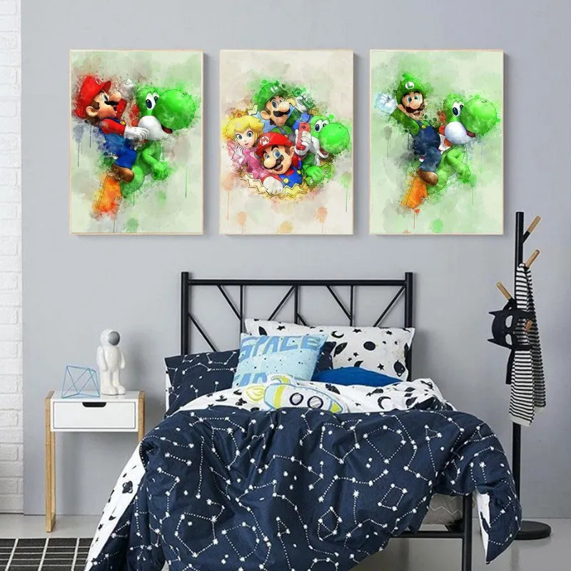 Toile Mario - Plusieurs dim. dispos-2