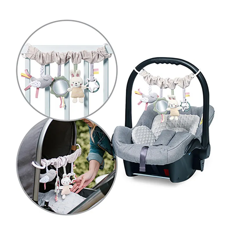 Arche de jouets pour poussette - Nature-3