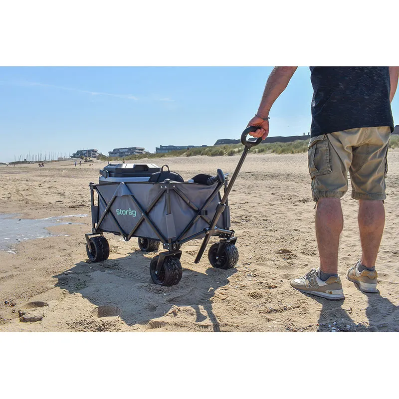 Chariot de plage pliable - 90x50x55cm-11