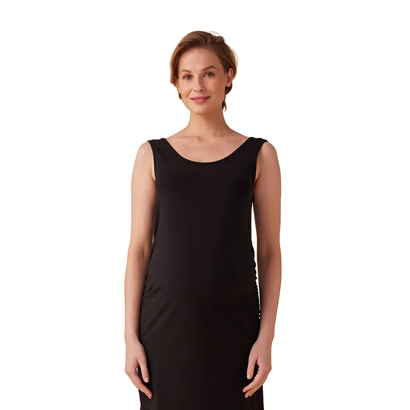 Robe de grossesse Kizomba - Noir-2