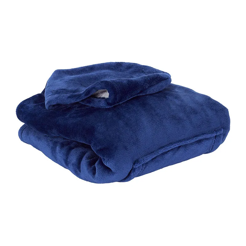 Sweat à capuche enfant Bleu/Blanc - 6-9ans-2