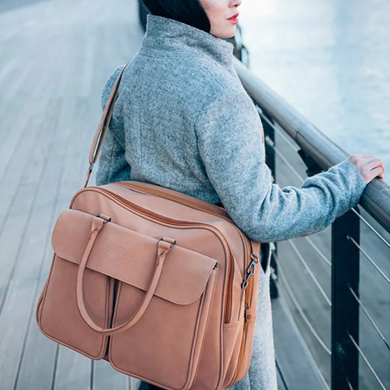 Couffin nomade/Sac à langer Porcini - 48x77cm-11