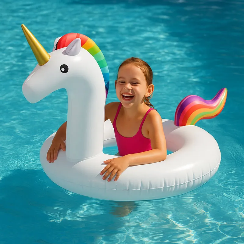 Bouée géante Licorne - 120cm-0