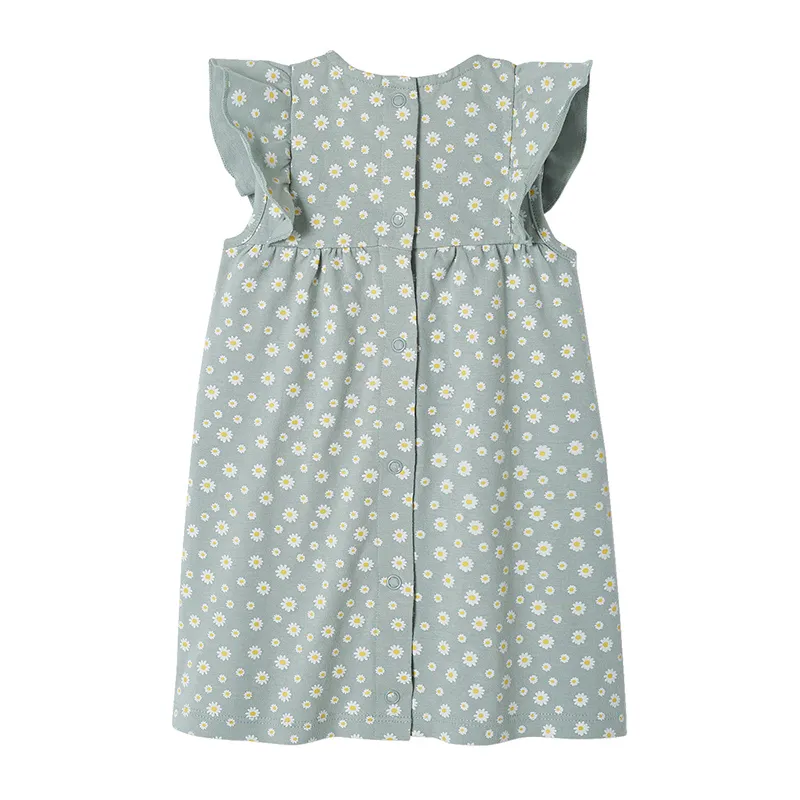 Robe Minnie Coton - Vert-1