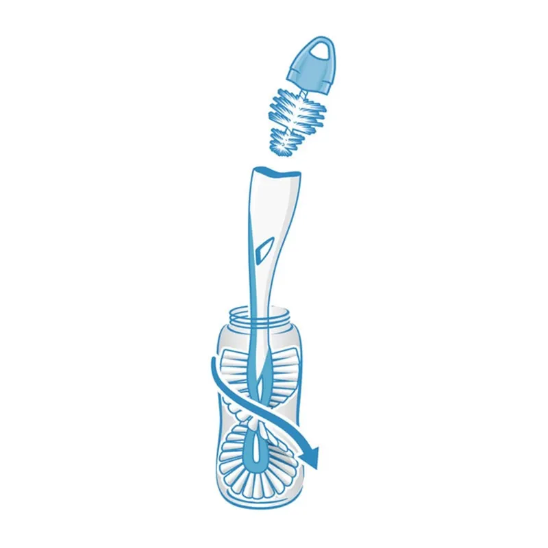 Goupillon 2en1 Flexible pour Biberon Twist-1
