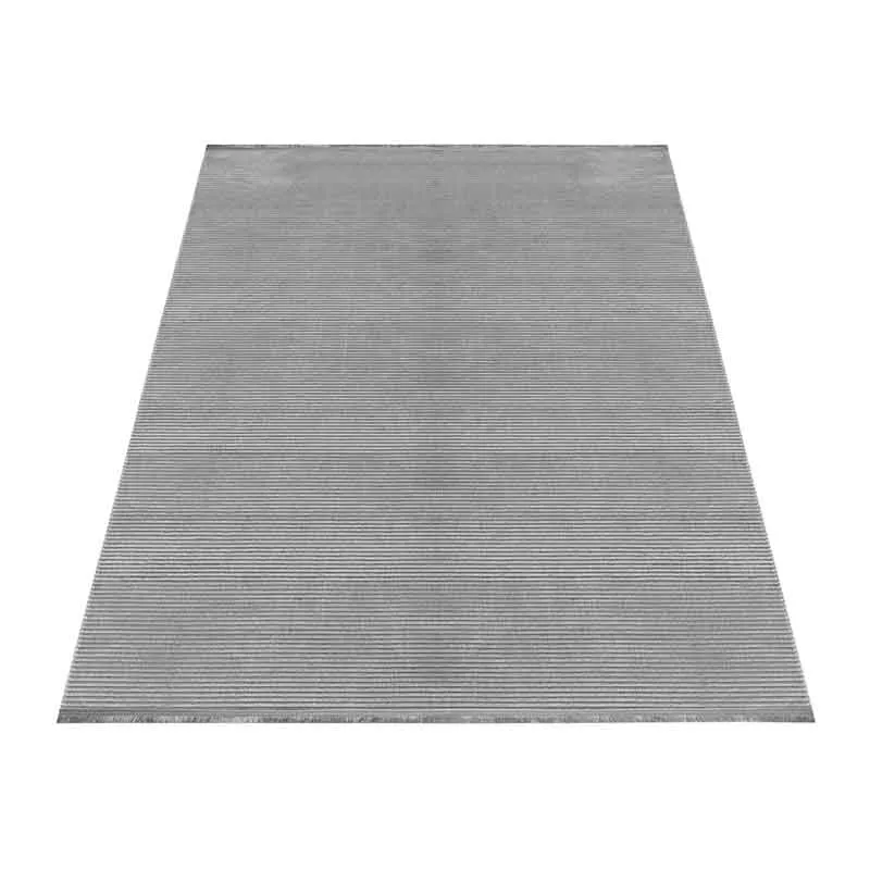 Tapis Style effet rayé Gris - Plusieurs dim. dispos-3