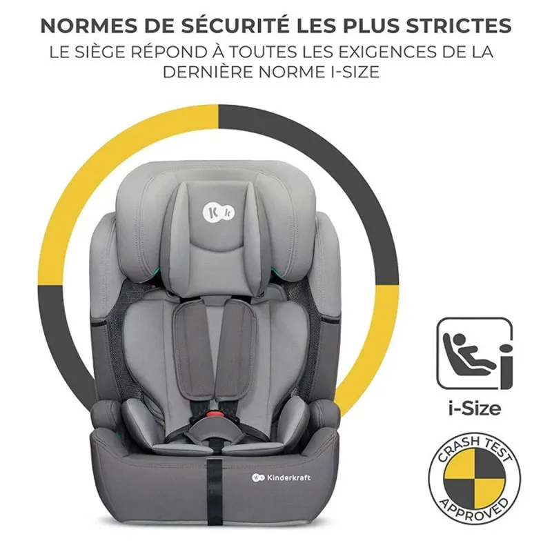 Siège-auto Comfort Up i-Size/Ceinturé 75-150cm - Gris-4