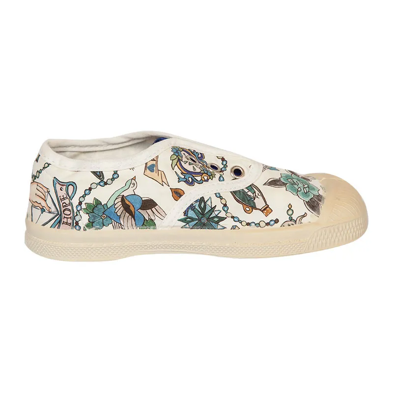 Tennis sans lacets Enfant Elly Liberty - True Love-2