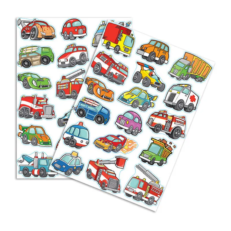 Gommettes véhicules urbains - 118pcs-17