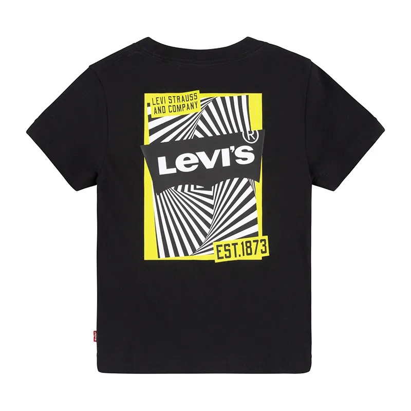 T-shirt Illusion Logo - Noir-1