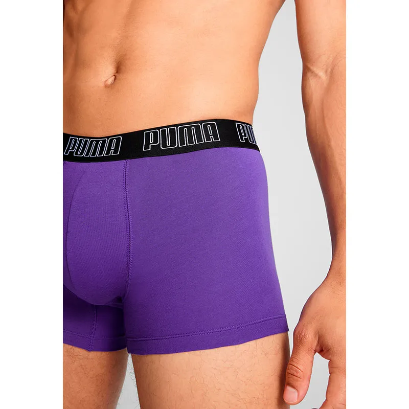 2 Boxers Homme Everyday Puma - Violet/Noir-6