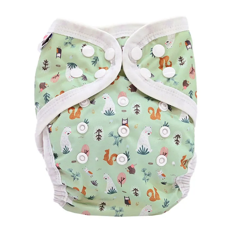 Couche lavable Tout-en-un Bambou BIO - 3-17kg-0