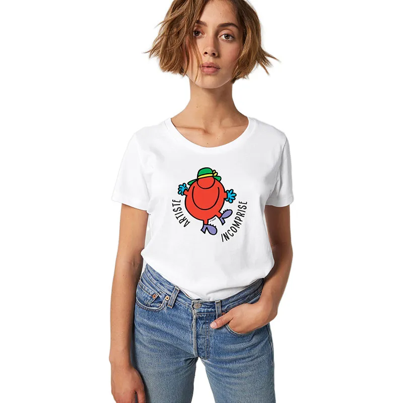 T-shirt Femme Artiste Incomprise BIO - Blanc-0
