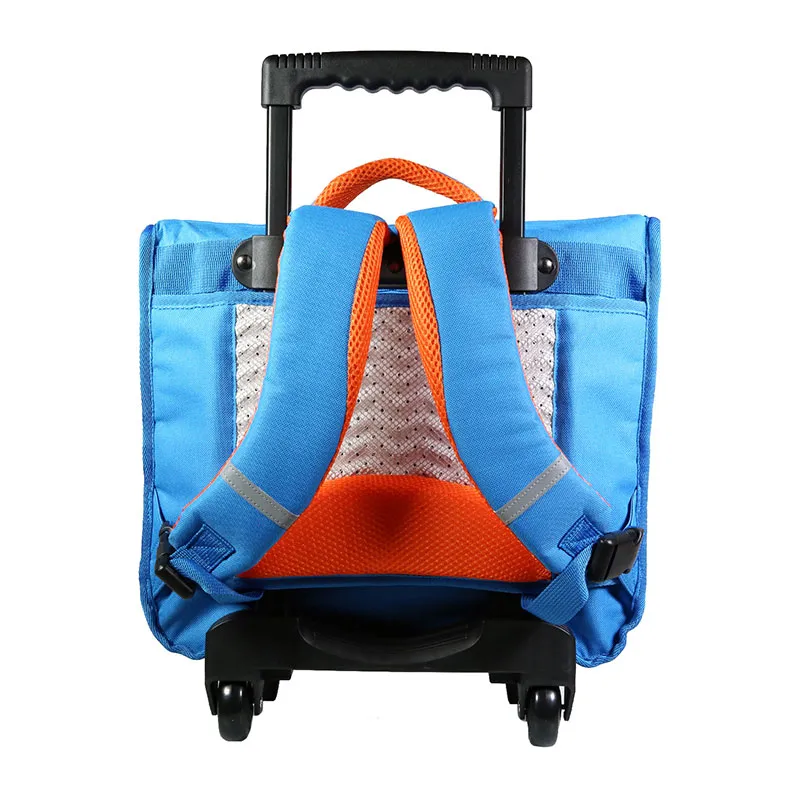 Cartable à roulettes Phileas Skate Bleu - 38x34cm-4