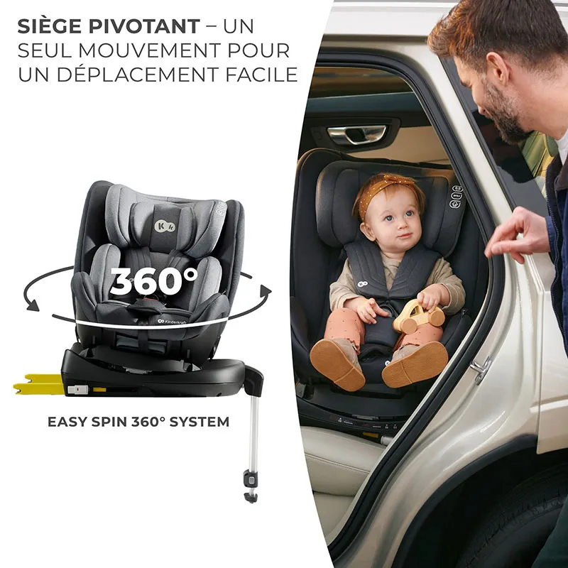 Siège-auto XRIDER i-Size/Isofix 40-125cm - Grey-9