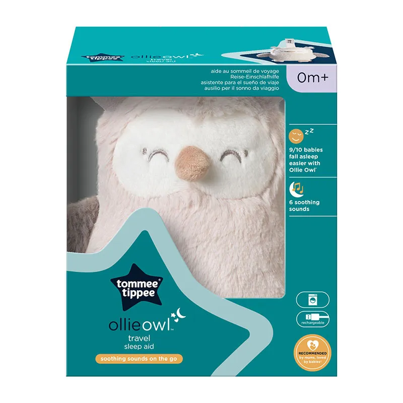 Mini peluche musicale nomade - Ollie la Chouette-1