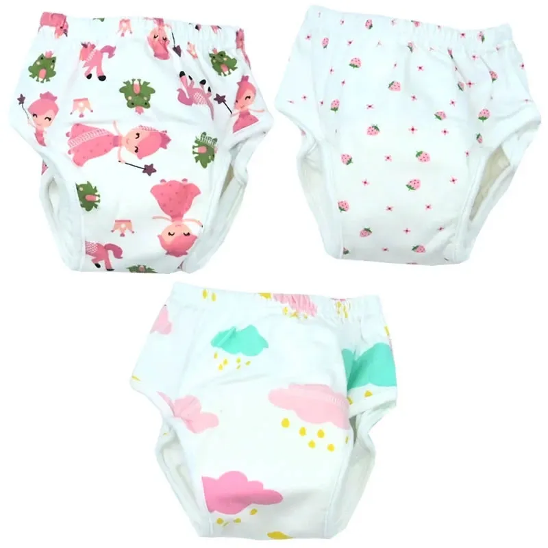 9 Culottes d'apprentissage Bambou Coloris Aléatoire - Modèle Fille-2